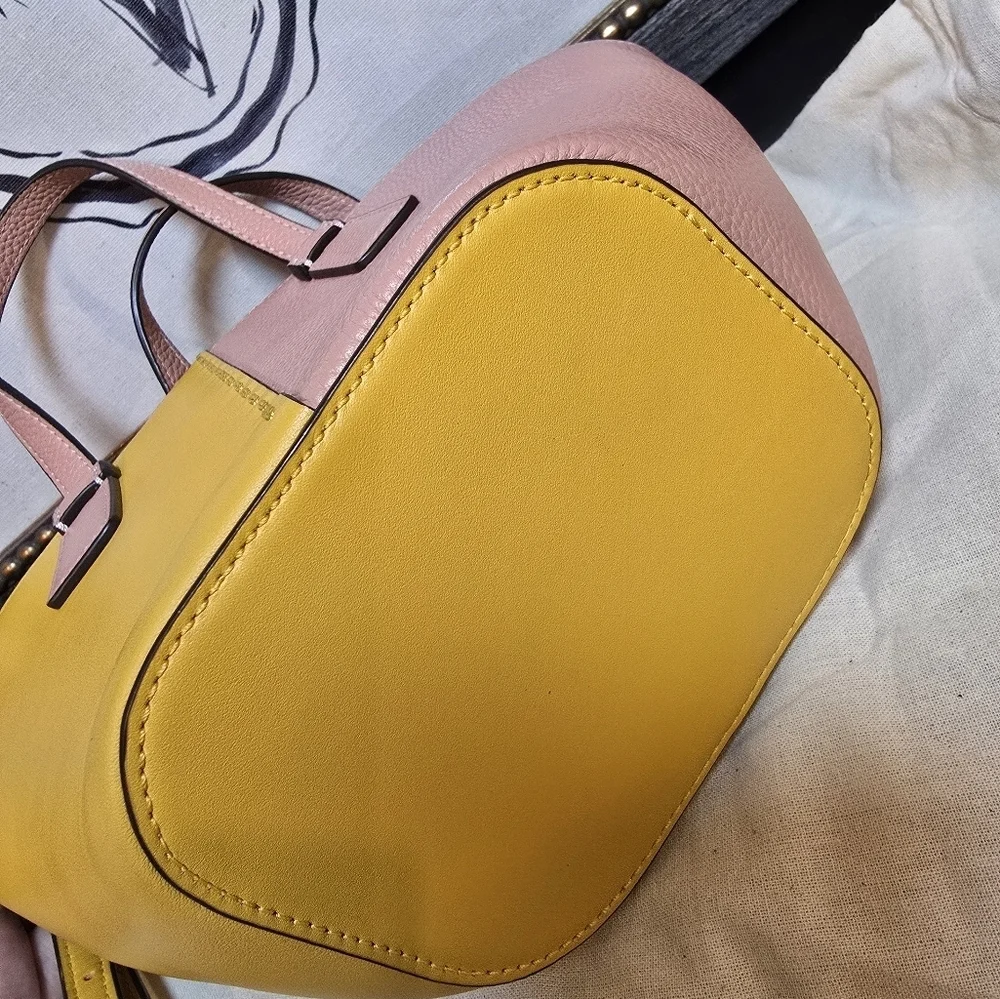 Tory Burch Mcgraw color block mini tote crossbody bag